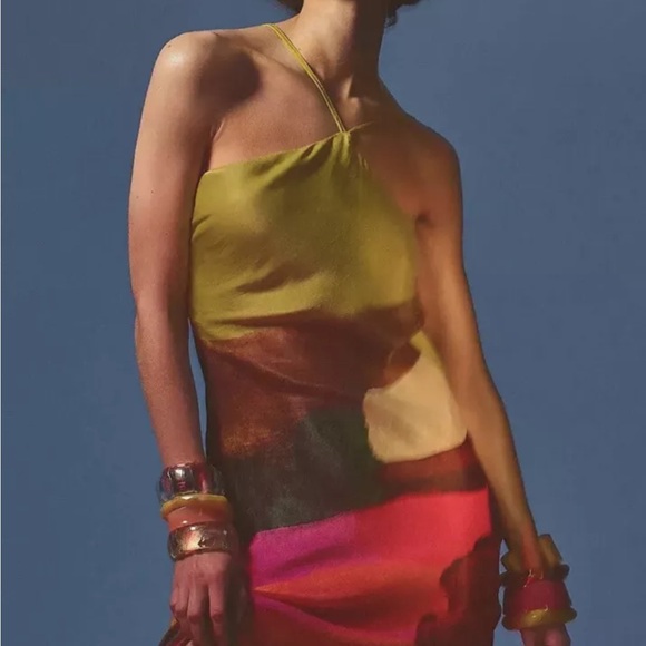 Anthropologie Bl-nk Slip Dress Size XXSP - Picture 3 of 7